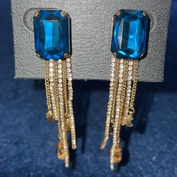 Steve Madden Earrings Colorful Dangle Bling Earrings Sold Out in Stores 🆕 💎 - Picture 11 of 11